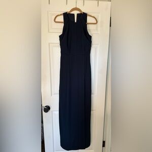 Navy long formal dress